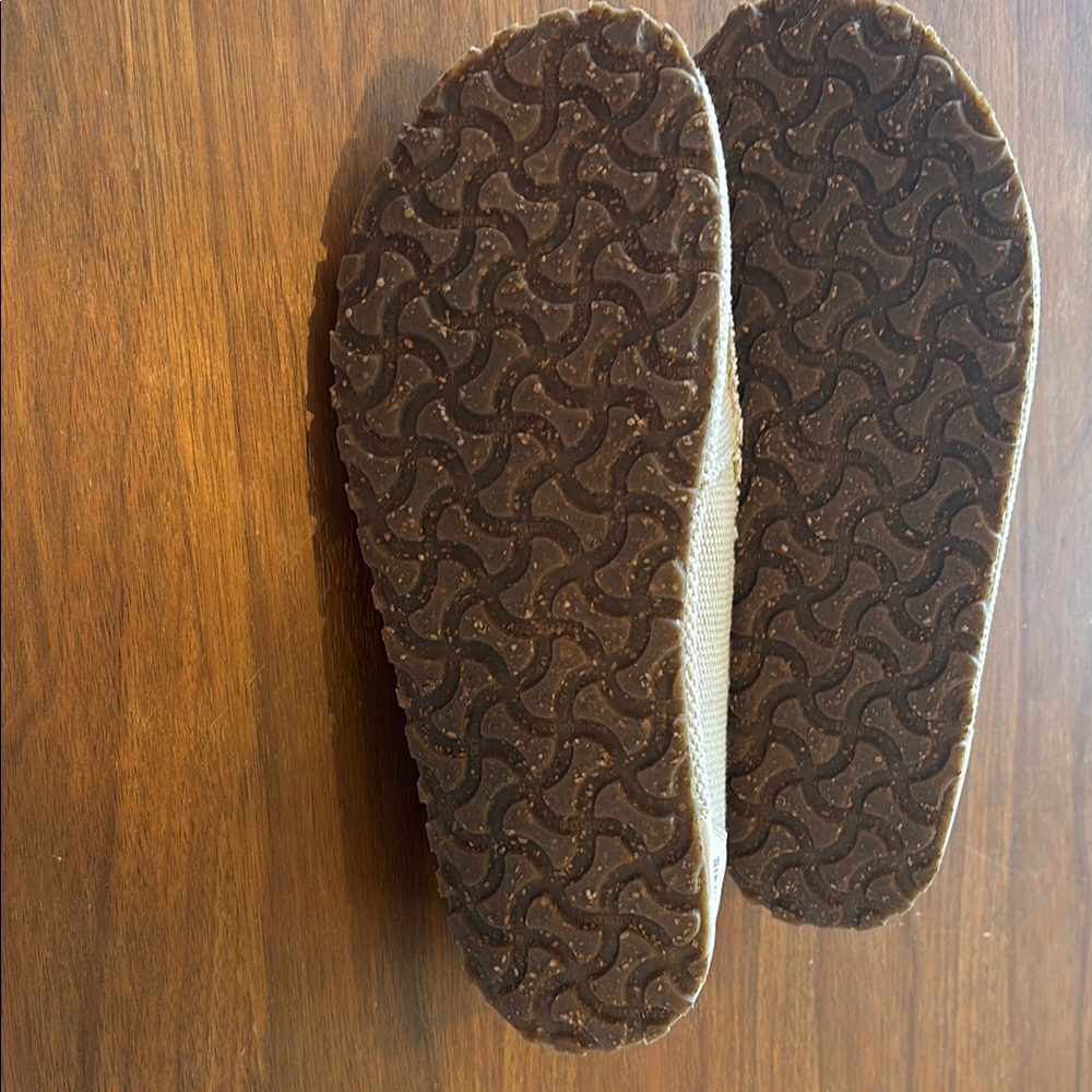 NWOT Birkenstock Utti Textile Light Tan Slip-On Loafers 42 - Picture 5 of 6